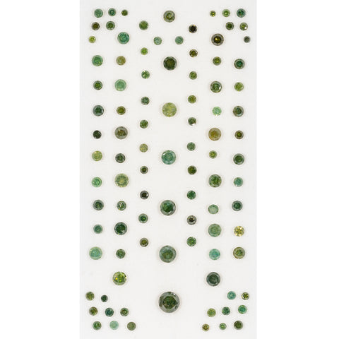 5.01ct Mixed Loose Green Diamond Arrangement