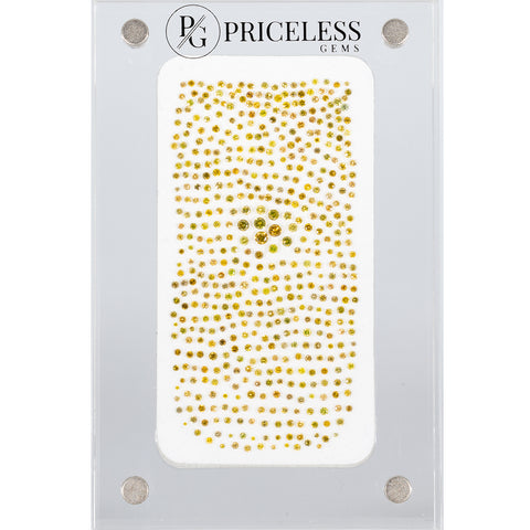 5.02ct Mixed Loose Yellow Diamond Arrangement