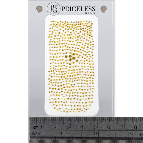 5.02ct Mixed Loose Yellow Diamond Arrangement